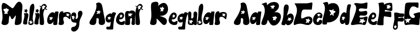 Military Agent Regular font