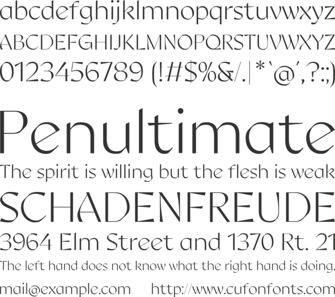 Angkest font preview