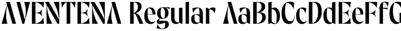 AVENTENA Regular font