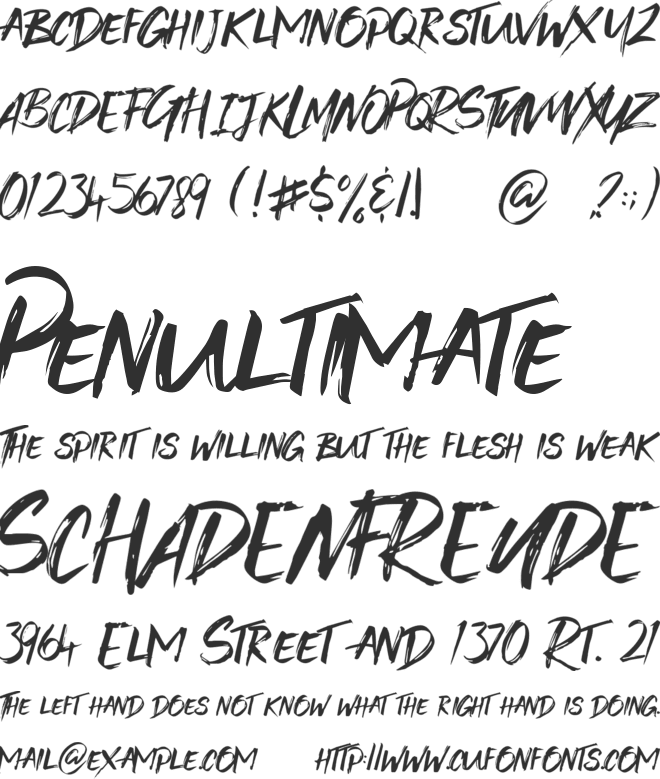 Stonecrusher font preview