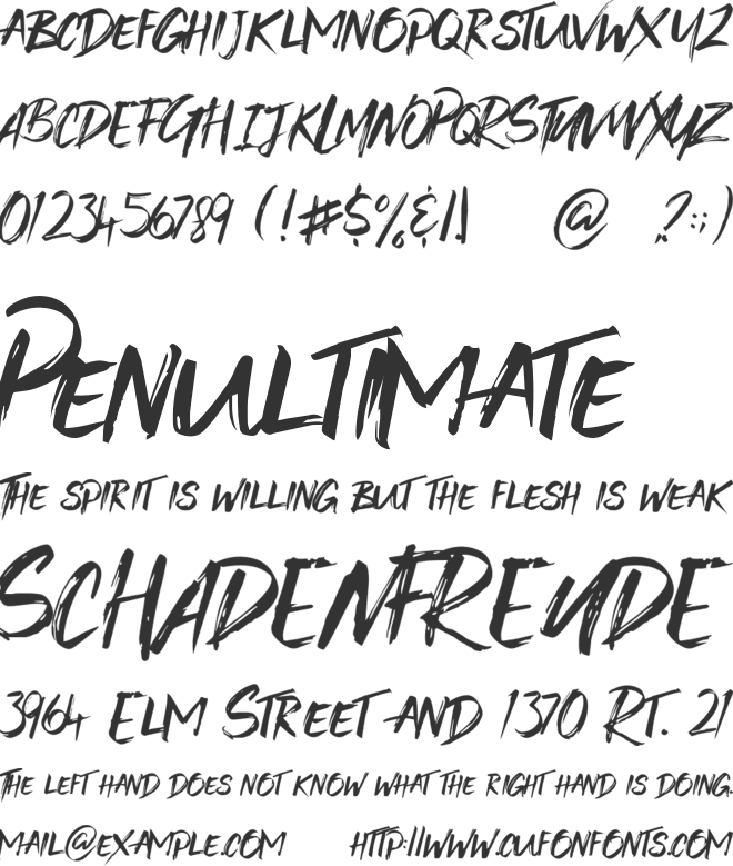 Stonecrusher font preview