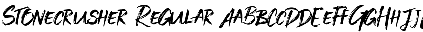 Stonecrusher font download