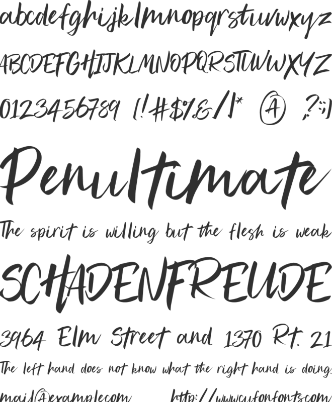 Southeast Better font preview