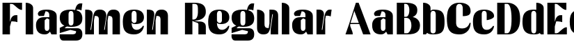 Flagmen Regular font