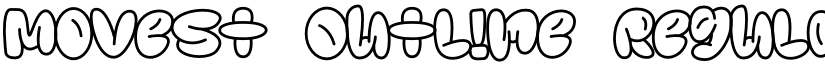 Movest Outline Regular font