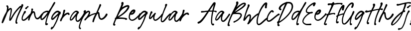 Mindgraph Regular font