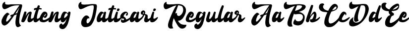 Anteng Jatisari Regular font