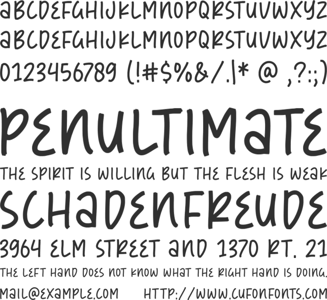 Cookie Jars font preview