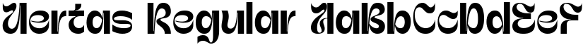 Uertas Regular font