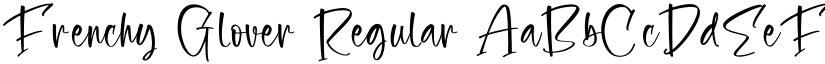 Frenchy Glover Regular font