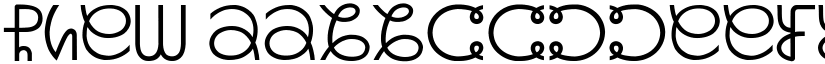 phew font