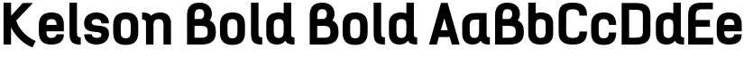 Kelson Bold Bold font