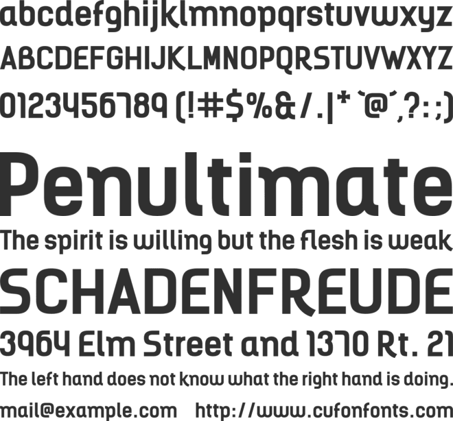 Kelson Bold font preview