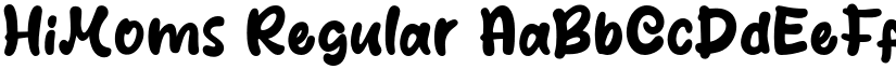 HiMoms Regular font