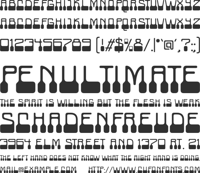 Chamyvibes font preview