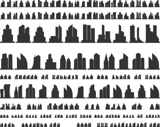 City Skyline font preview