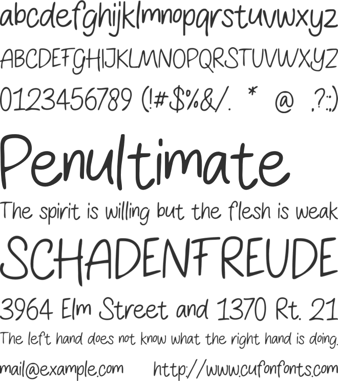 Holland Land font preview