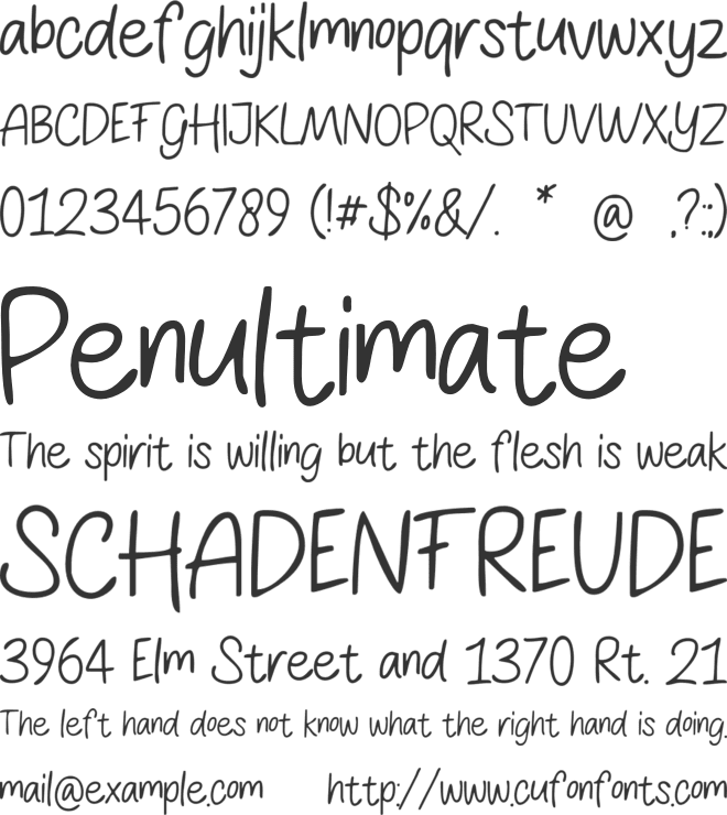 Holland Land font preview