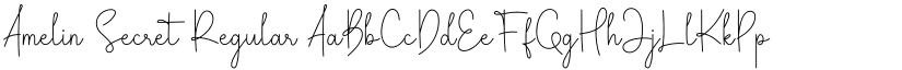 Amelin Secret Regular font