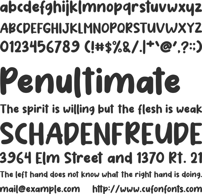 Lasting Sketch font preview
