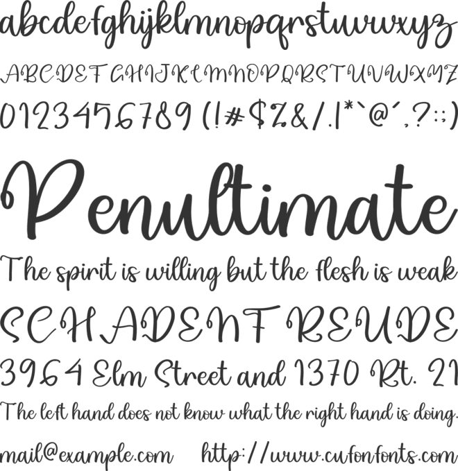 baby asyifa font preview