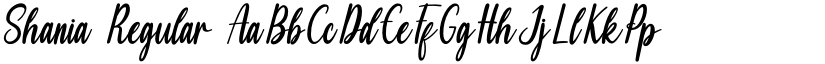 Shania font download