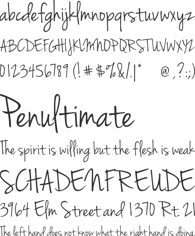 Jenna Sue font preview
