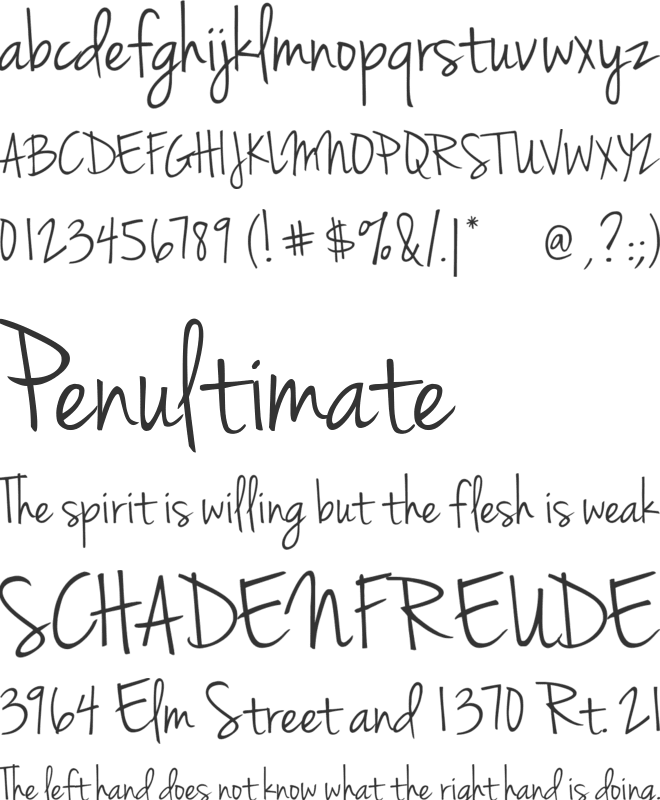 Jenna Sue font preview