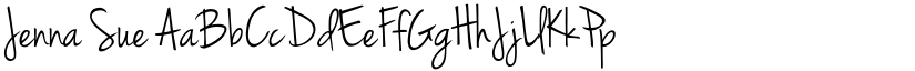 Jenna Sue font
