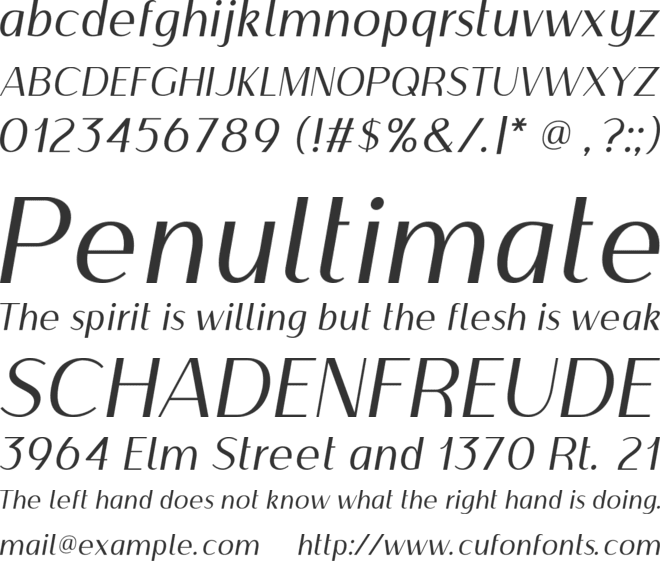 Ashfiana font preview