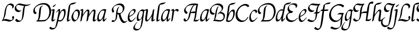 LT Diploma Regular font