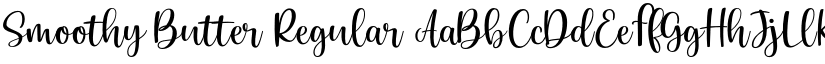 Smoothy Butter Regular font