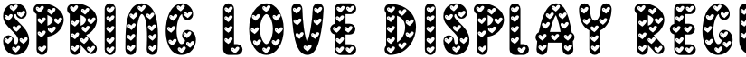 Spring Love Display Regular font