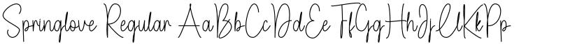 Springlove Regular font