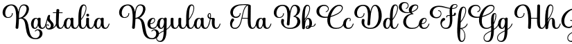 Rastalia font download