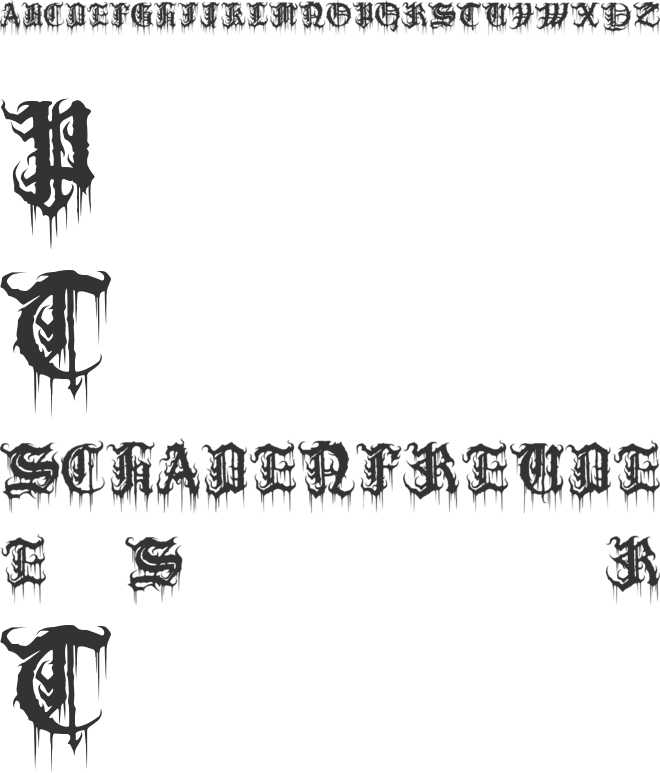 SADISTIS font preview