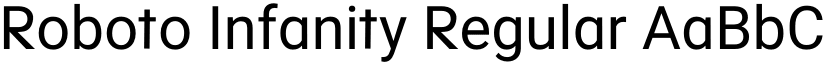 Roboto Infanity Regular font