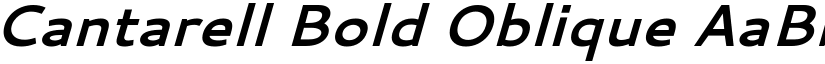 Cantarell Bold Oblique font