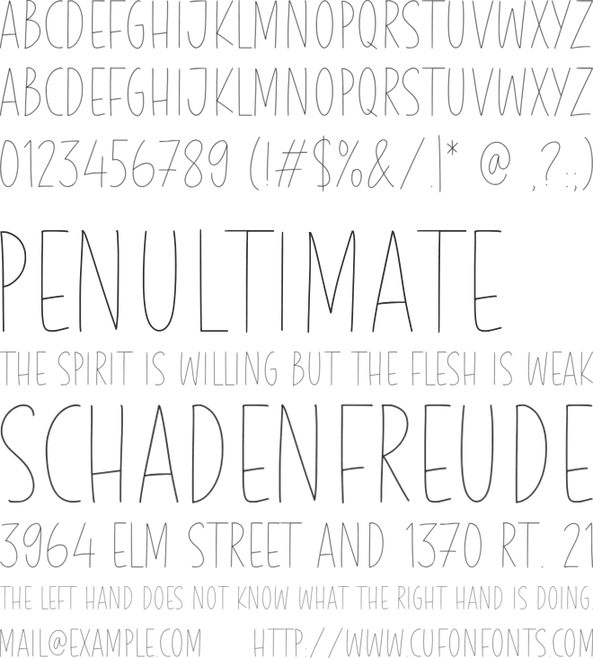 Purple Bread font preview