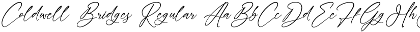 Coldwell Bridges font download