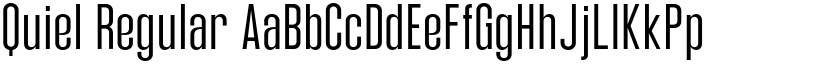 Quiel Regular font
