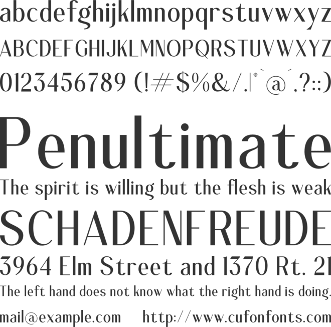 Maghikle font preview