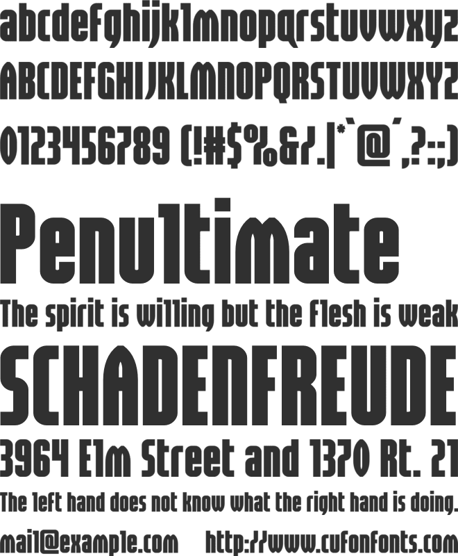Valiant Times LC font preview