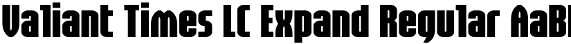 Valiant Times LC Expand Regular font