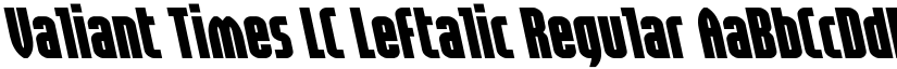 Valiant Times LC Leftalic Regular font