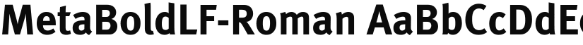 MetaBoldLF-Roman font download