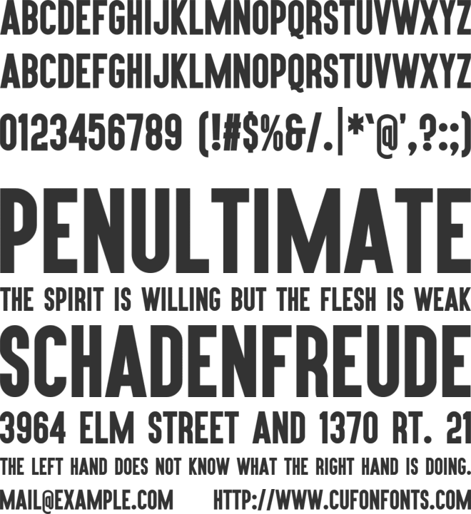 Aku & Kamu font preview