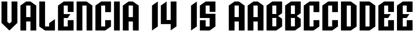 Valencia 14/15 font