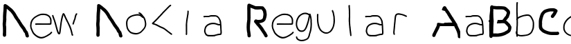 New Nokia Regular font
