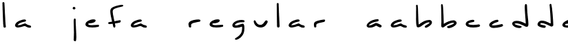 La Jefa font download